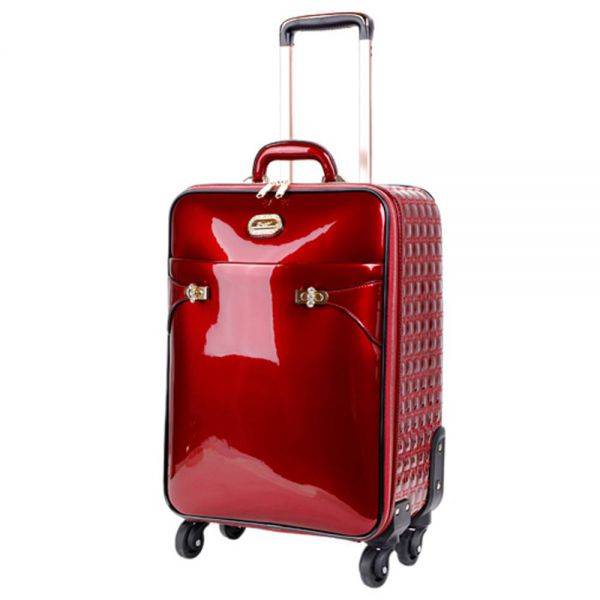Red Tri-star Elegant Carry-On Luggage - KZL8899