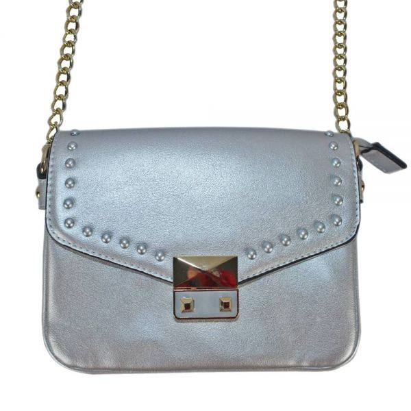 Silver Fashion Crossbody Bag - LS0396