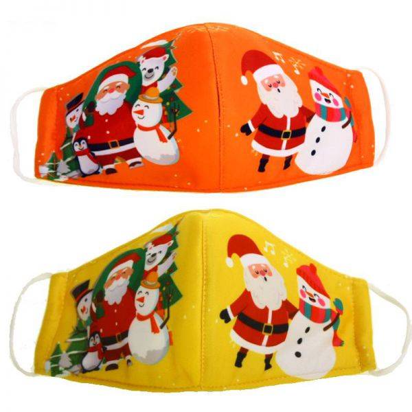 2-Pack Adult Christmas Reusable Face Mask - MASK-CR001