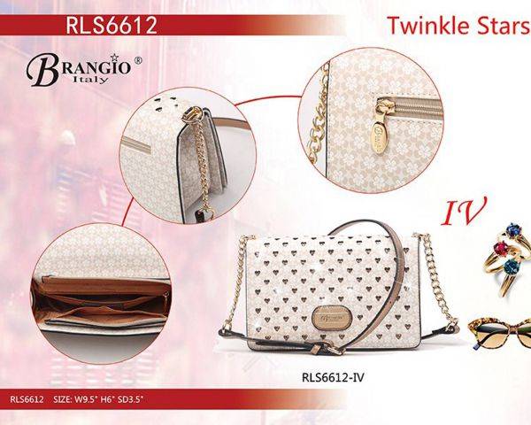 Twinkle Star Floral Crossbody Purse Handbag - RLS6612